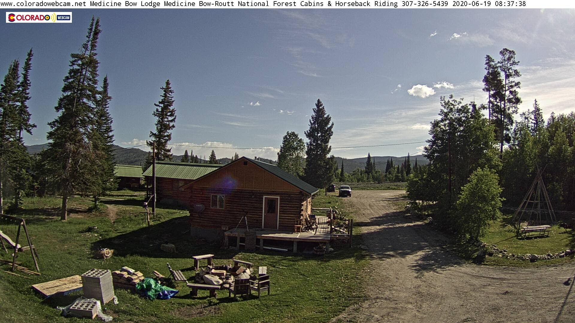 Medicine Bow Lodge Saratoga WY Snowy Mountain cam Colorado cam